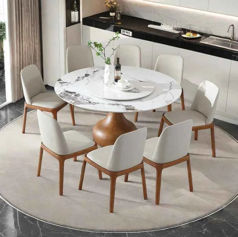 Rotavelle™ Sintered Stone Dining Table by PurelyhomeDeco