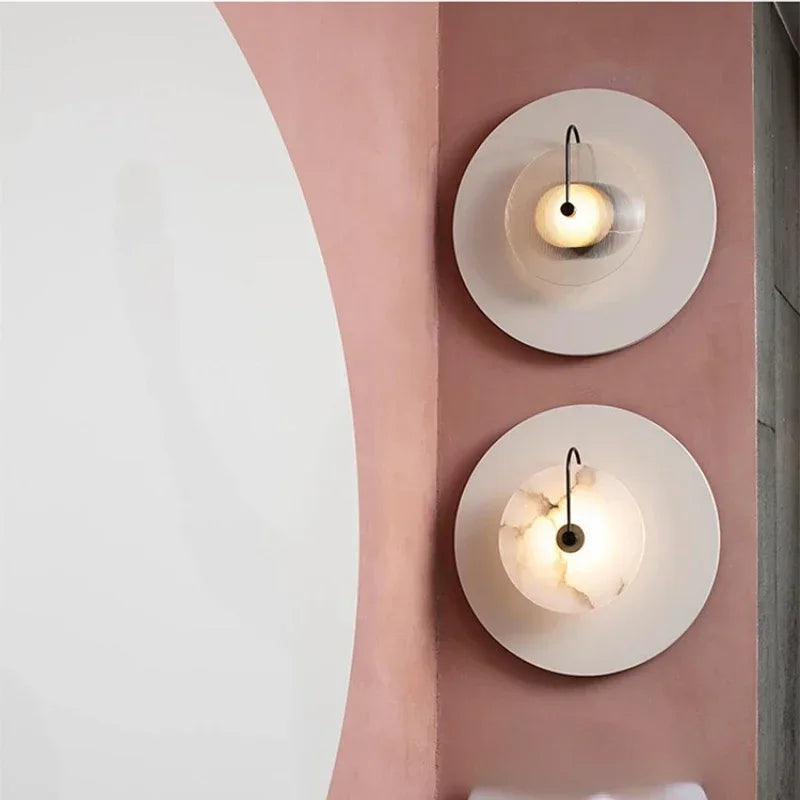 Selene Stone Wall Lamp by PurelyhomeDeco
