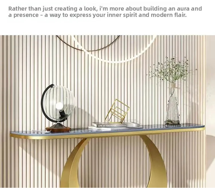 KALYX Modern Slab Hallway Console by PurelyhomeDeco