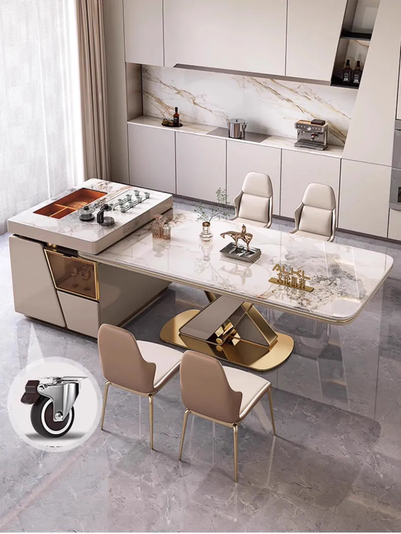 DESORA™ Designer Marble Dining Set by PurelyhomeDeco