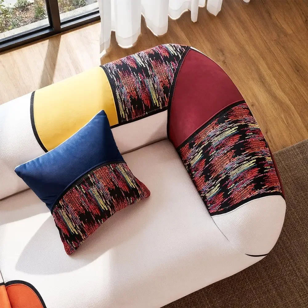 102" Oversized ern Curved Soa, 4-Seat Chenille Couch or Living Room Aparent, Minimalist BonelSectional loor Lounge Couches with by PurelyhomeDeco