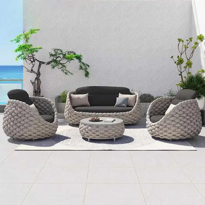 BistroLuxe™ — Luxury All-Weather Rattan Bistro Set for Elegant Outdoor Living by PurelyhomeDeco