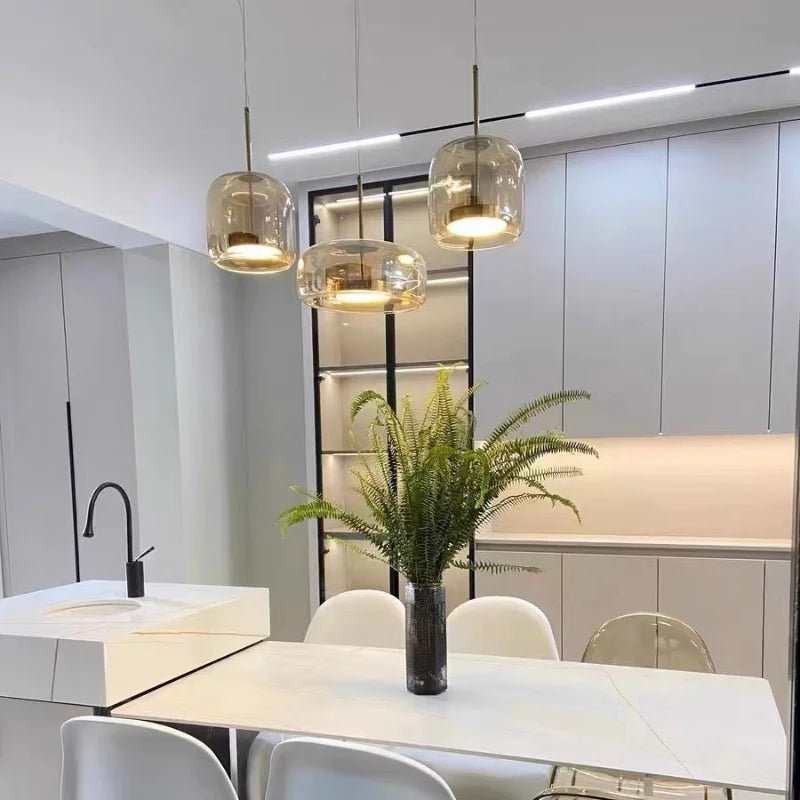Still Light Glass Pendant by PurelyhomeDeco