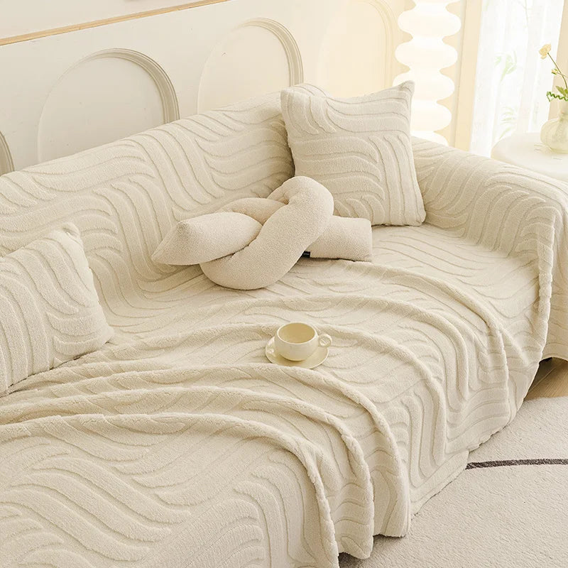 VÉLUNA™ Plush Sofa Cover by PurelyhomeDeco