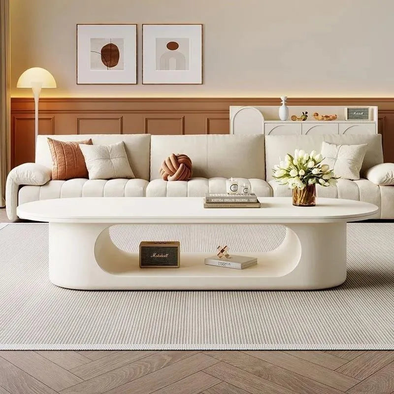 Nordica Nest™ Marble Coffee Table Set – Modern Nesting Living Room Tables by PurelyhomeDeco