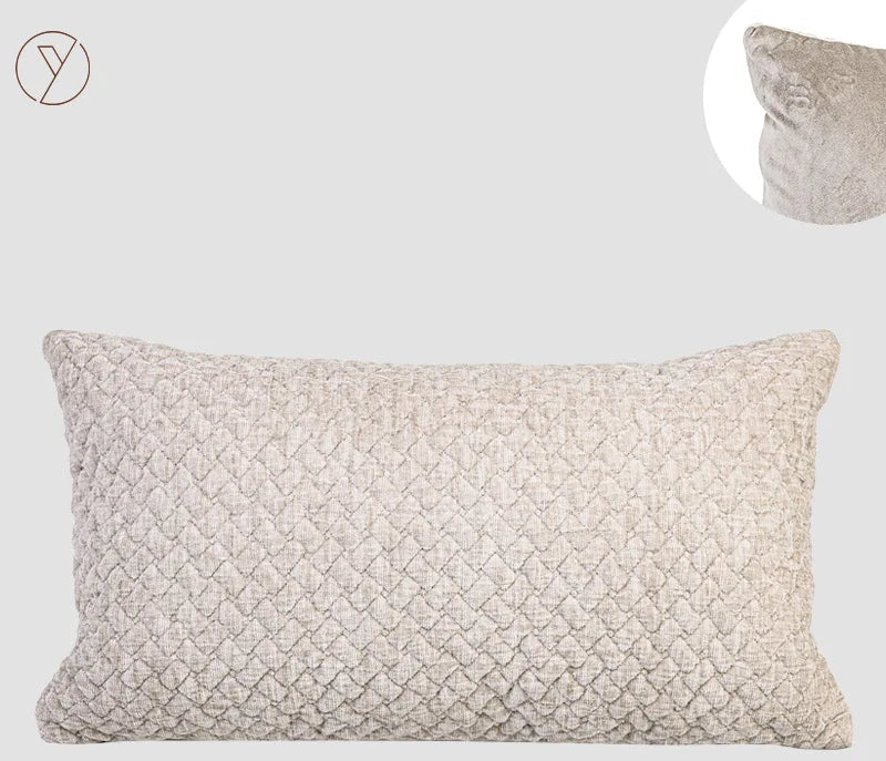 Quilta Chenille Pillow by PurelyhomeDeco