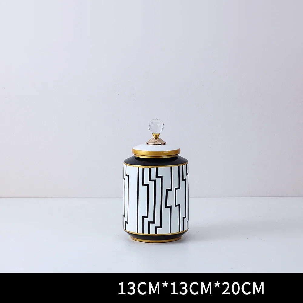 Regalis Checkmate Jar by PurelyhomeDeco