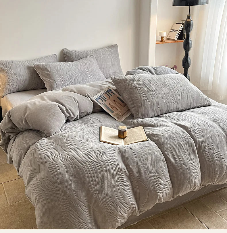 Noctavia Luxe Fleece Ensemble by PurelyhomeDeco