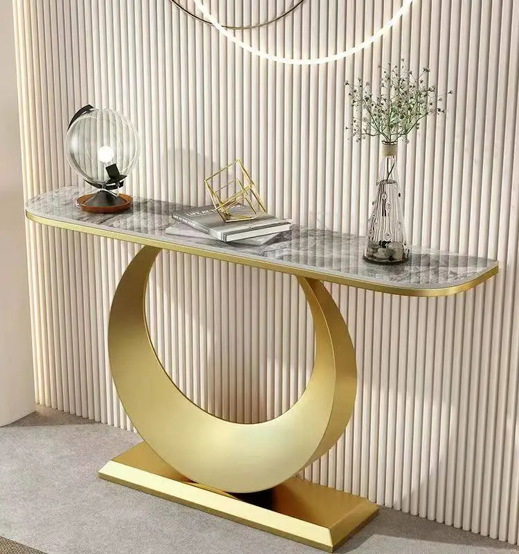 KALYX Modern Slab Hallway Console by PurelyhomeDeco