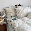 PrairieLuxe™ INS American Countryside Pure Cotton Bedding Set – Double-Layer Yarn Soft Luxury Bed Linens by PurelyhomeDeco