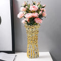 Aurelia Gold Porcelain Vase by PurelyhomeDeco