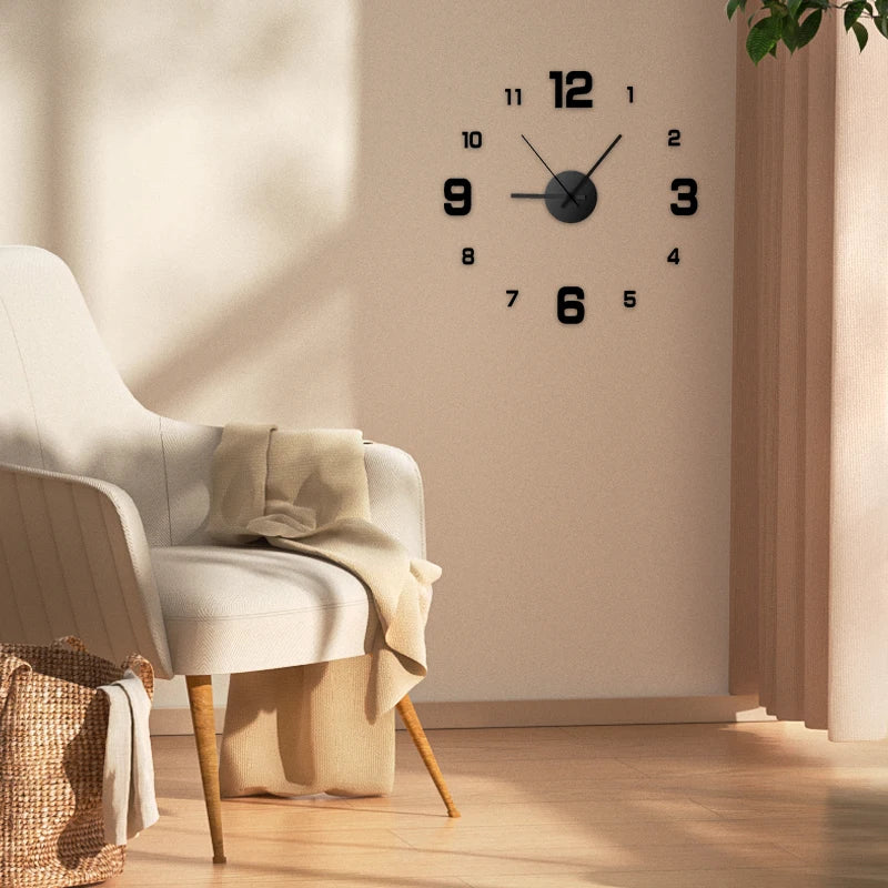 Frameless Wall Clock