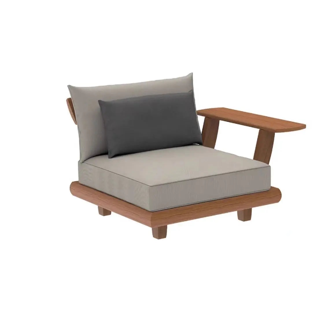 TerraLuxe™ Modular Teak Garden Sofa – Waterproof Luxury Outdoor L-Shaped Lounge Set by PurelyhomeDeco
