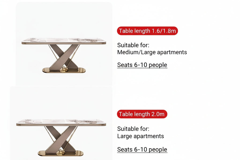 DESORA™ Designer Marble Dining Set by PurelyhomeDeco