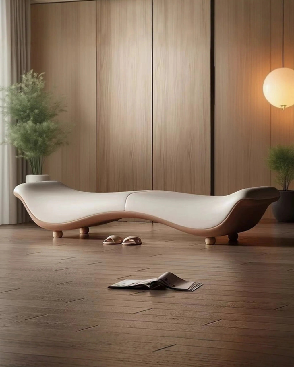 Lunéva™ Minimalist Long Bench – Modern Luxury Seating for Living Rooms, Bedrooms & Boutique Spaces by PurelyhomeDeco