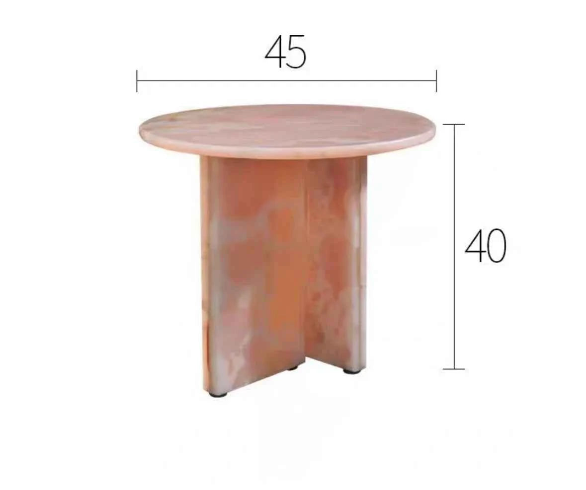 Rosé Imperiale™ – Italian Pink Marble Coffee Table Set by PurelyhomeDeco