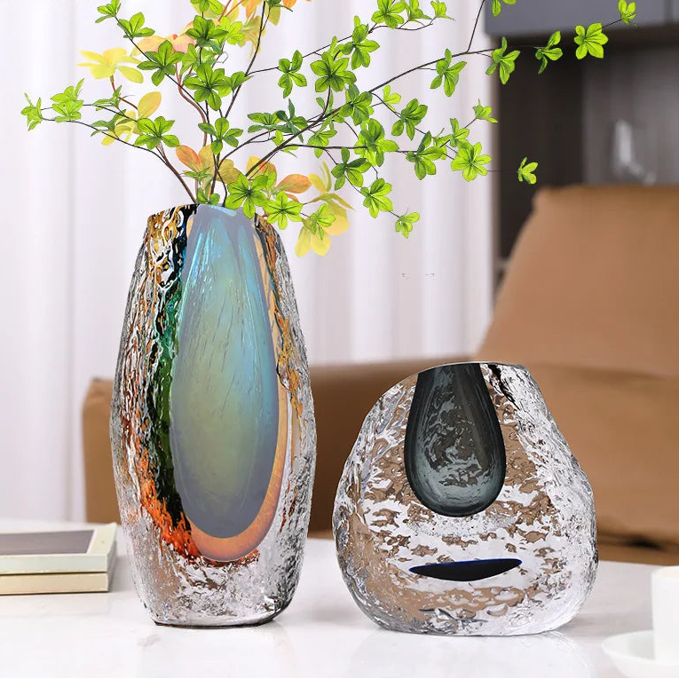Prism Fade Glass Vase by PurelyhomeDeco