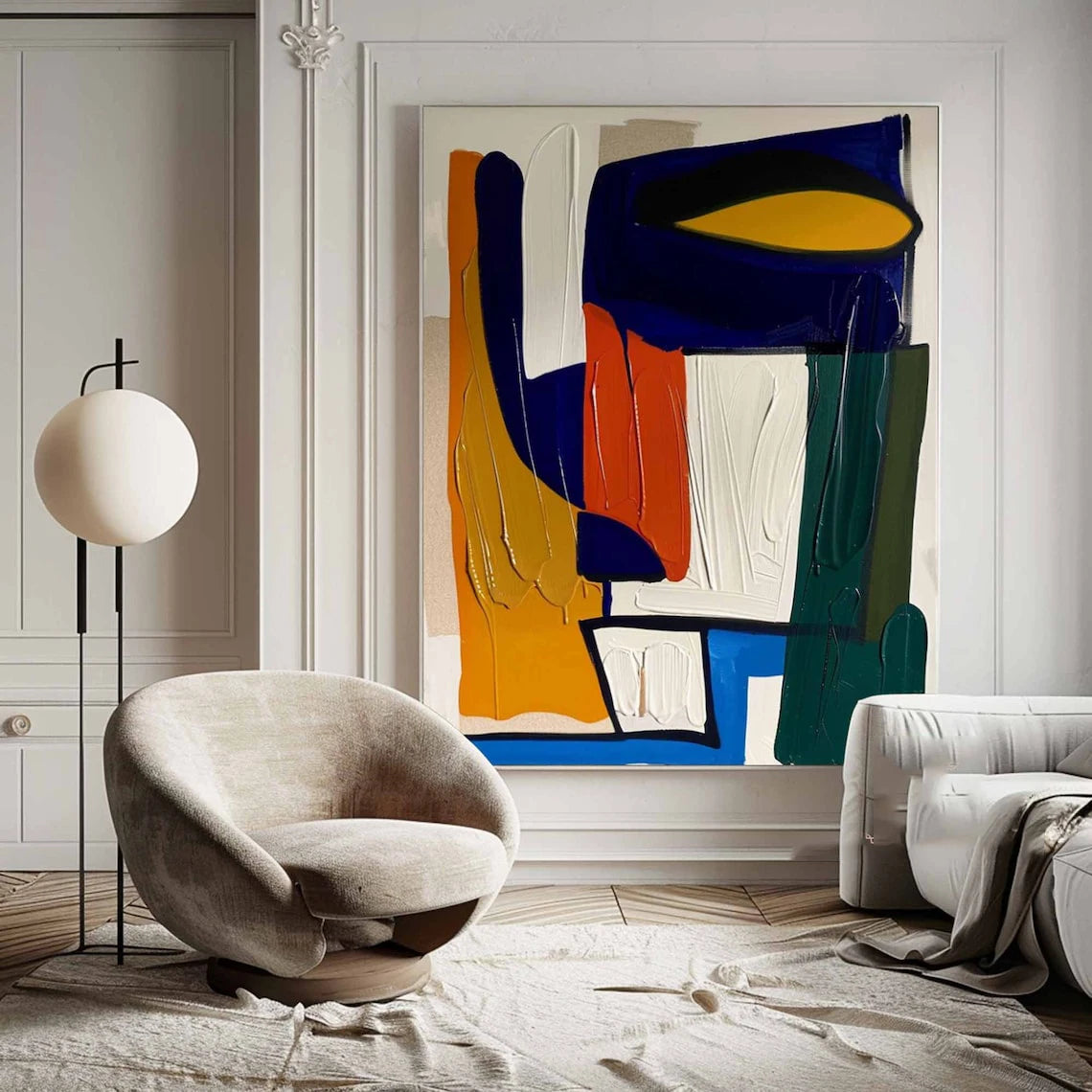 Chromara™ Abstract Canvas Art by PurelyhomeDeco