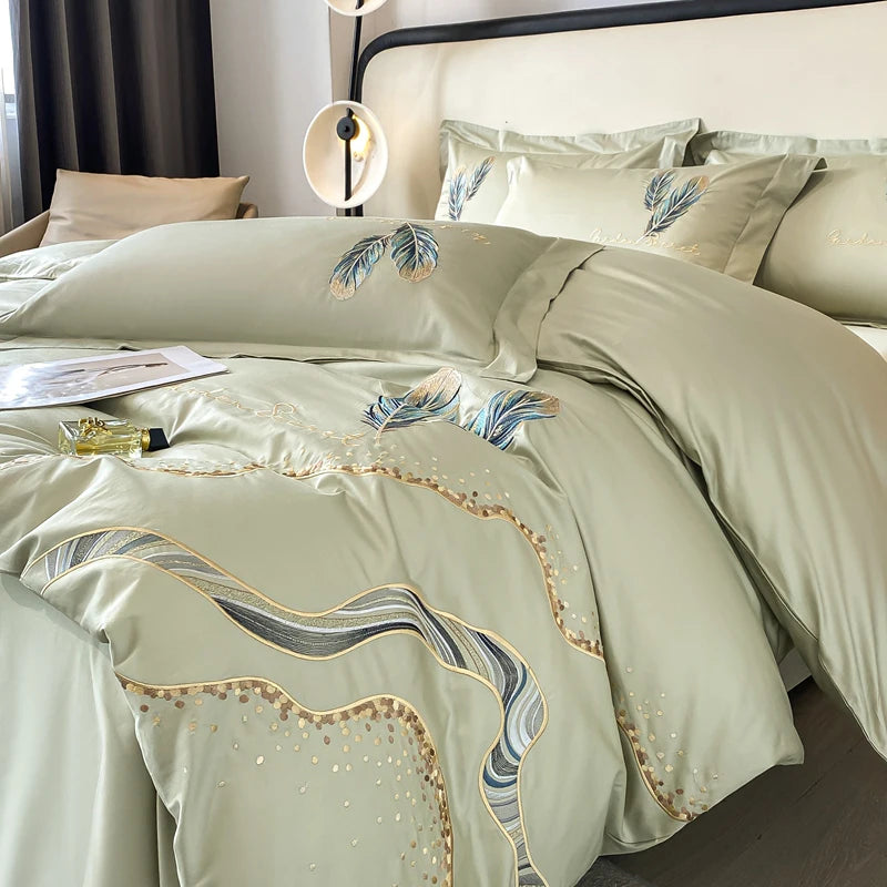SOLÈNE Cotton Embroidery Series by PurelyhomeDeco