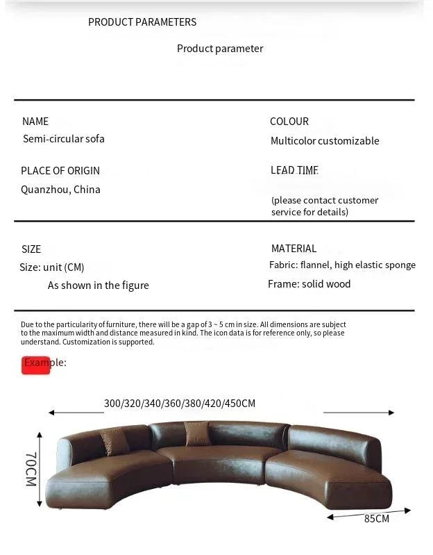 ArcForma™ Semi-Circular U-Shape Designer Sofa – Modern Sculptural Wood Lounge Daybed for Living Room & Bedroom by PurelyhomeDeco