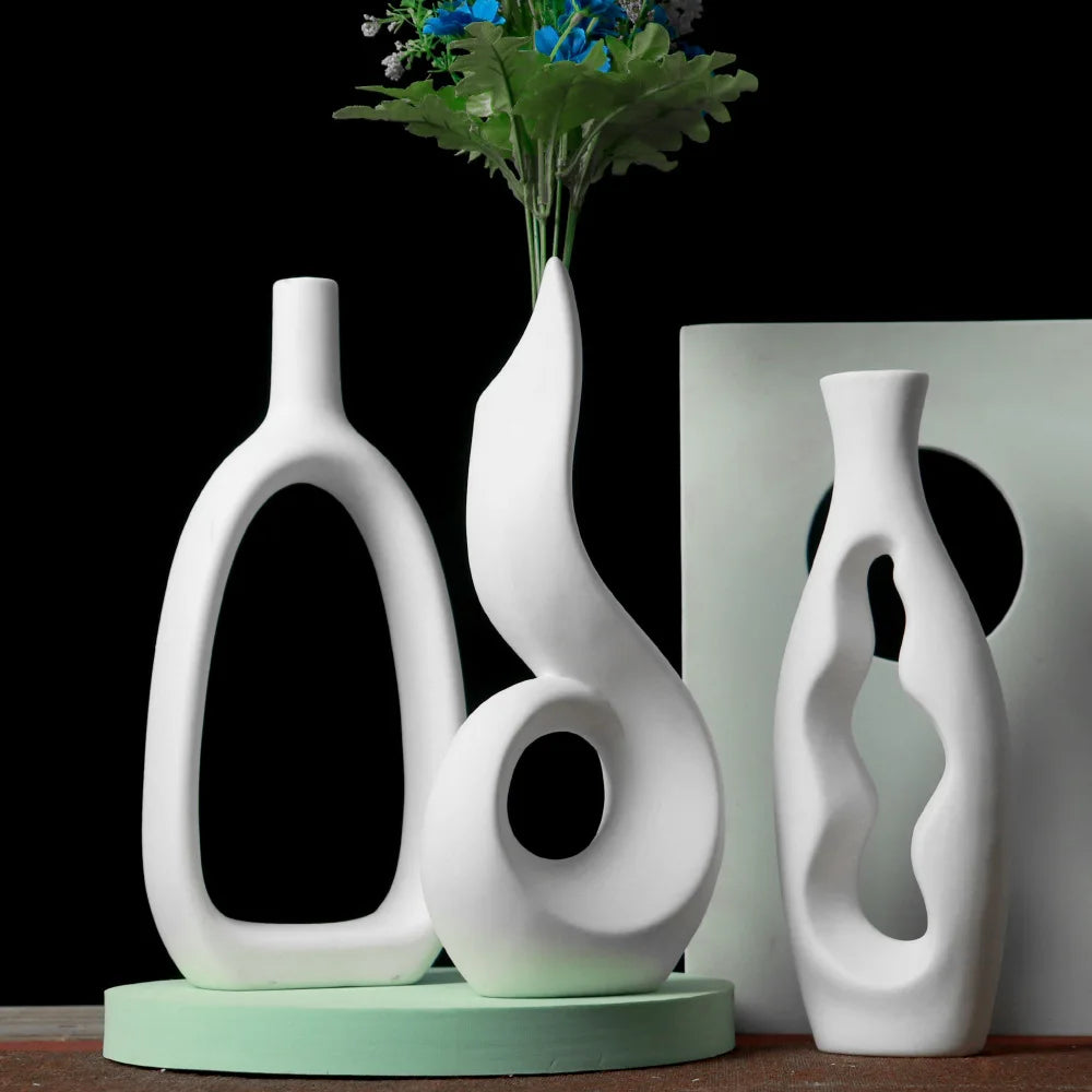 Silent Hollow Vase by PurelyhomeDeco