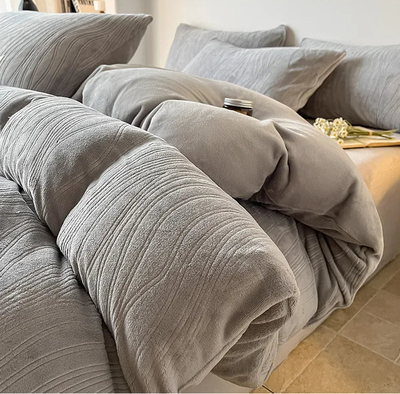 Noctavia Luxe Fleece Ensemble by PurelyhomeDeco