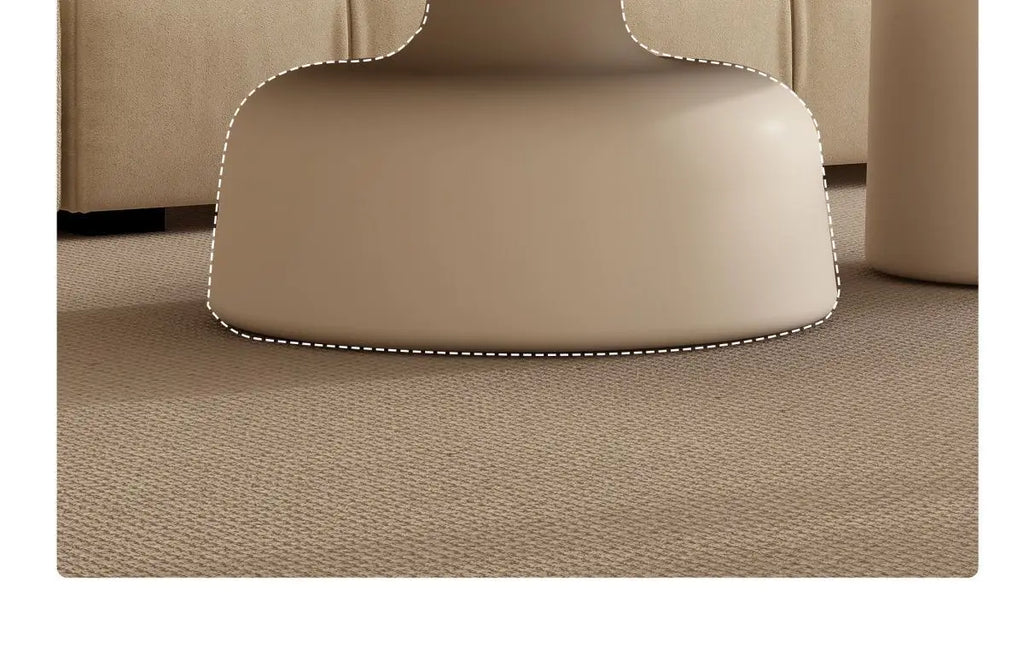 ELORA™ Cream Nordic Round Coffee Table by PurelyhomeDeco