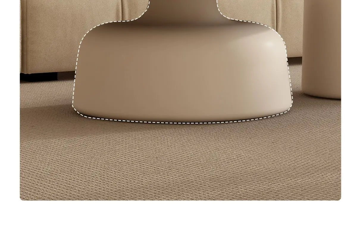 ELORA™ Cream Nordic Round Coffee Table by PurelyhomeDeco