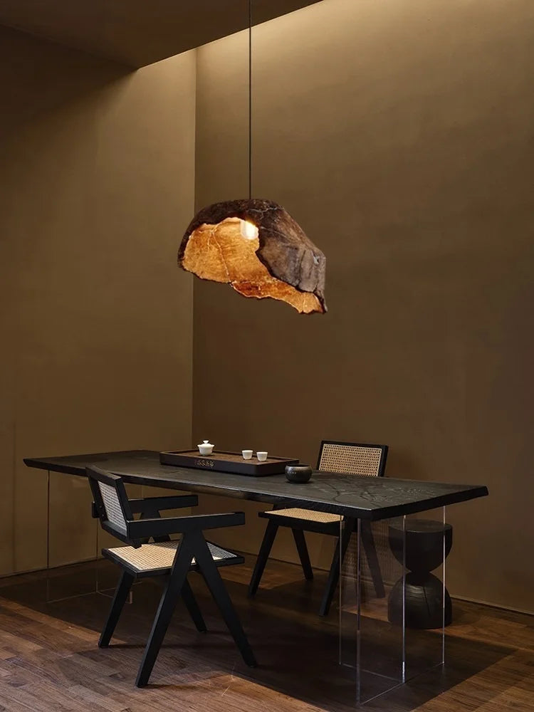 Lotus Zen™ Wabi-Sabi Pendant Lamp – Japanese Retro Hanging Light for Guesthouse & Zen Interior Decor by PurelyhomeDeco