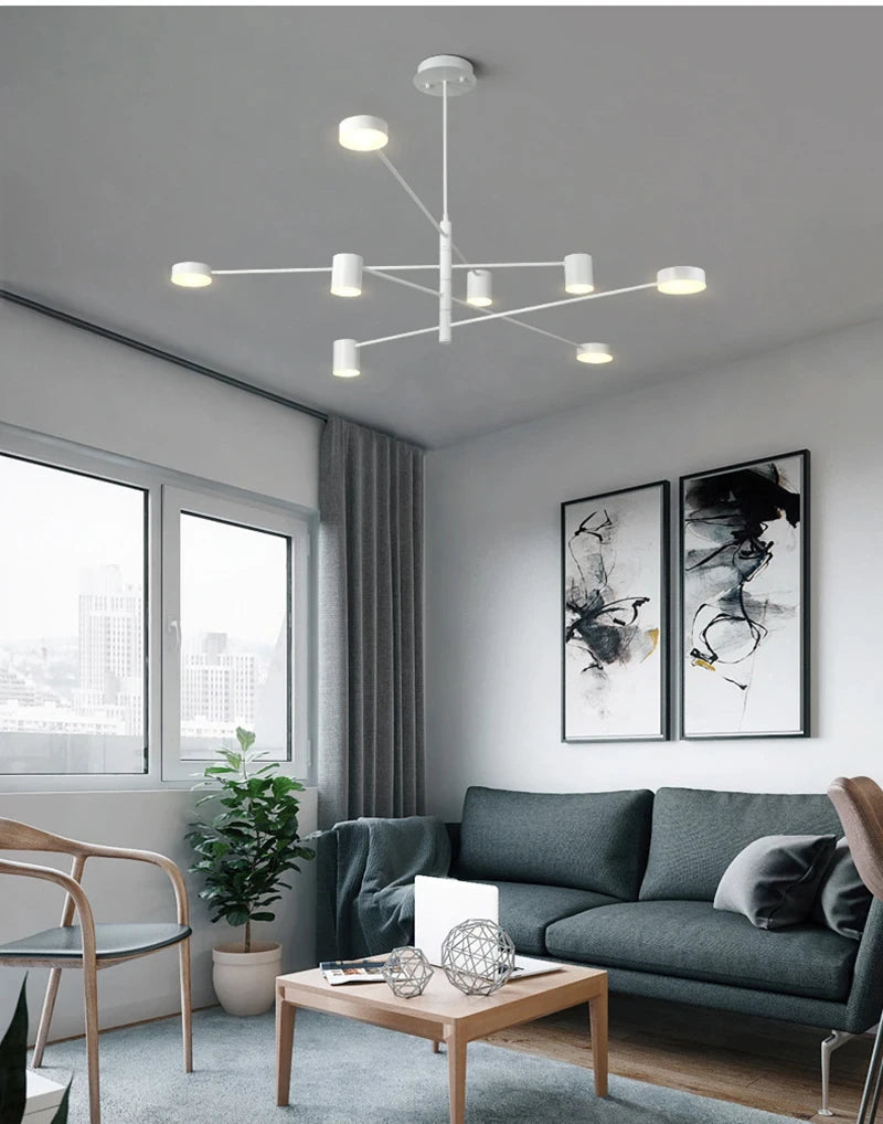 Linea Pivot Chandelier by PurelyhomeDeco
