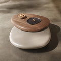 EMBERA™ Rotatable Designer Coffee Table | Sculptural Irregular Wood Centerpiece by PurelyhomeDeco