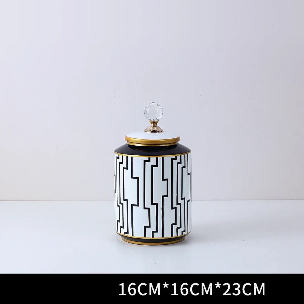 Regalis Checkmate Jar by PurelyhomeDeco