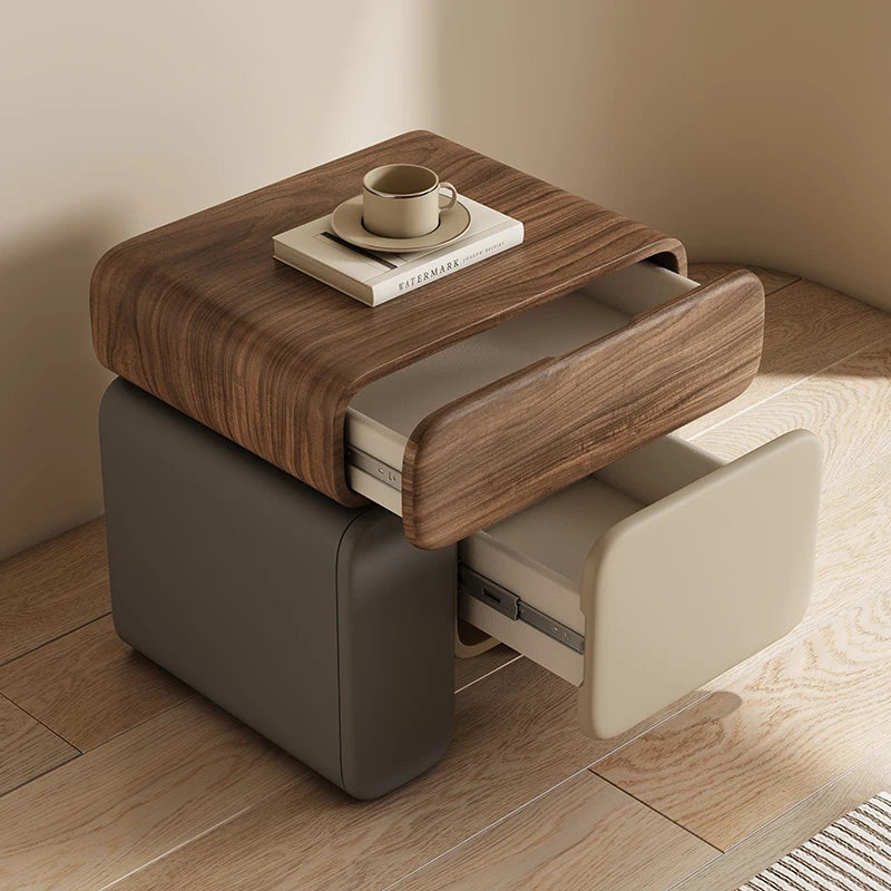 Veloura™ Luxury Bedside Table – Elegant Nordic Nightstand with Stylish Storage for Modern Bedrooms by PurelyhomeDeco