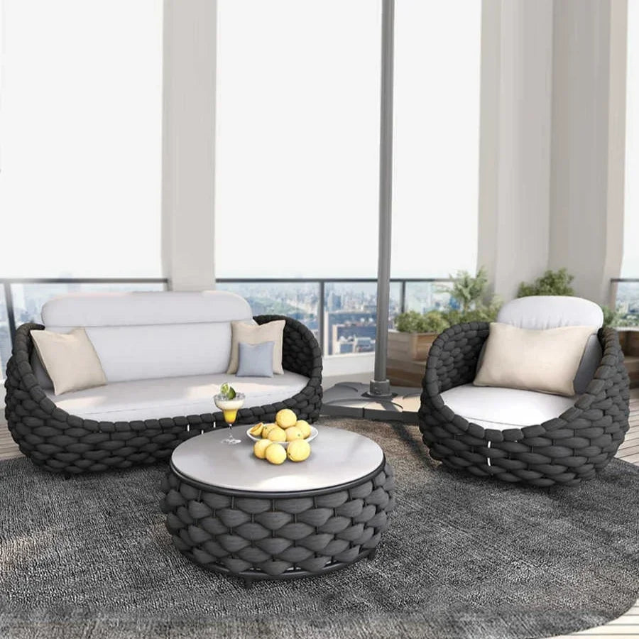 BistroLuxe™ — Luxury All-Weather Rattan Bistro Set for Elegant Outdoor Living by PurelyhomeDeco