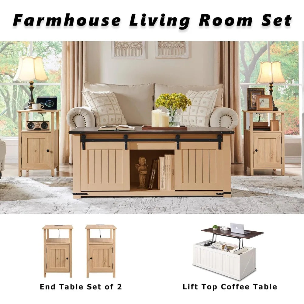 HAVENIX™ Smart Farmhouse Nightstand Set (2PCS) by PurelyhomeDeco