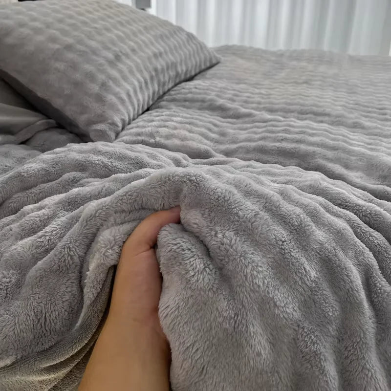 Arctic Plush Duvet by PurelyhomeDeco