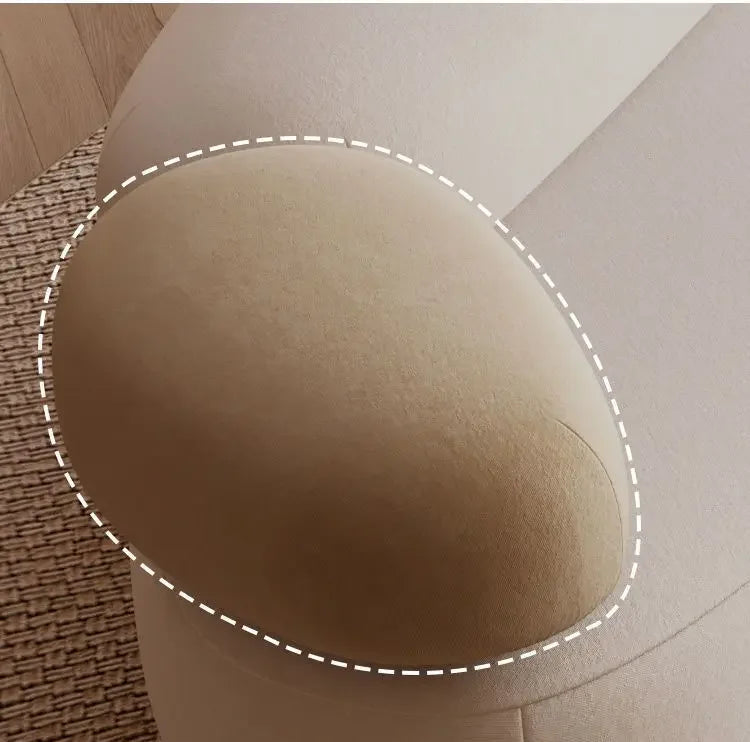 SERÉA™ Cobblestone Curve Sofa | Modern Light Luxury Living Seat by PurelyhomeDeco