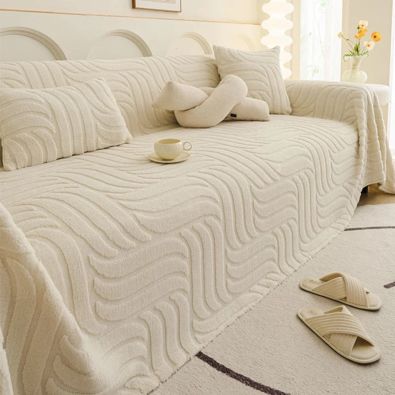VÉLUNA™ Plush Sofa Cover by PurelyhomeDeco
