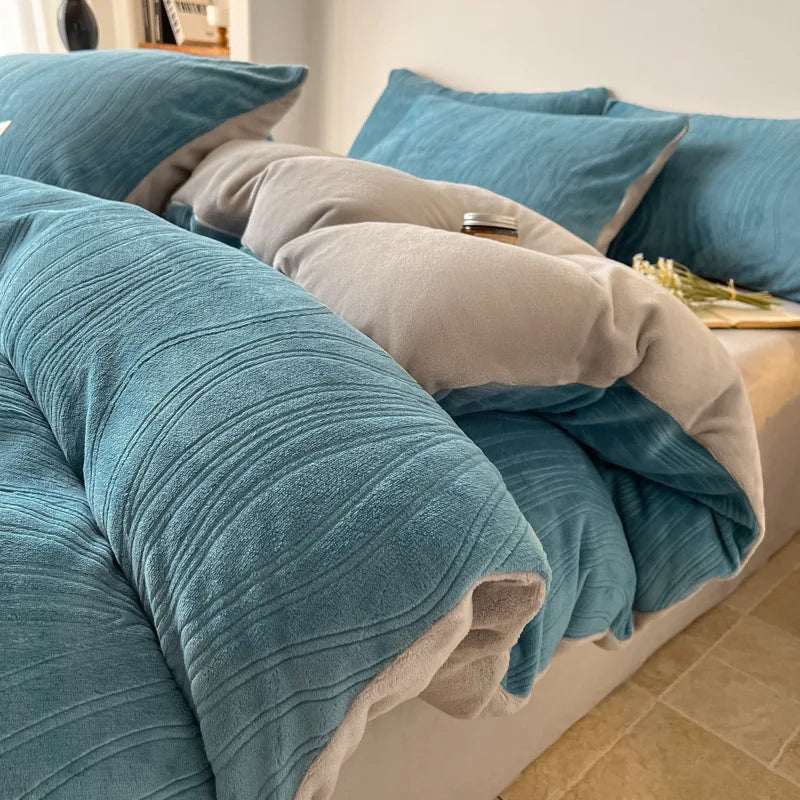 Noctavia Luxe Fleece Ensemble by PurelyhomeDeco