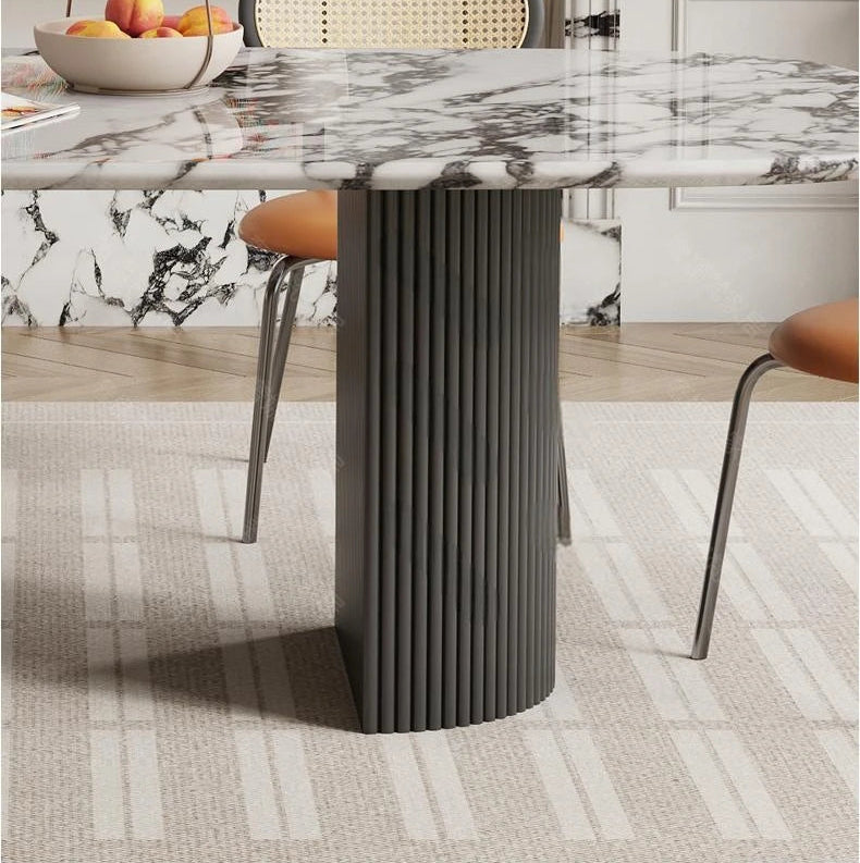 MAISONÉA™ French Cream Marble Dining Table by PurelyhomeDeco