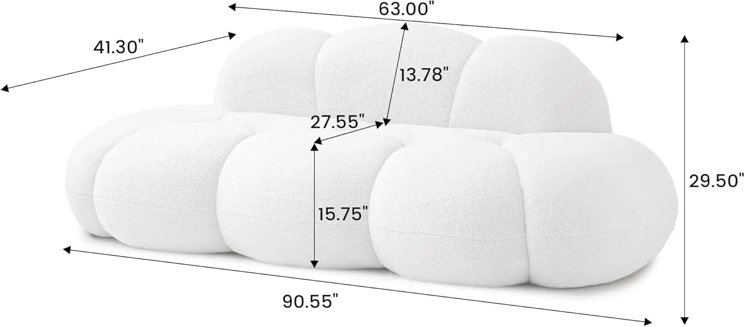 SEREN ARC™ Cloud Loveseat by PurelyhomeDeco