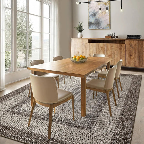 8X10FT Boho Braided Carpets for Living Room Large Area Rugs Home Decor Non Shedding Carpet Moroccan Bedroom Beside Floor Mat Luxury by PurelyhomeDeco