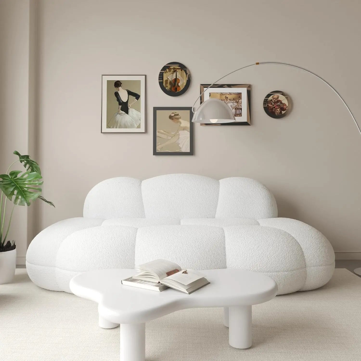 SEREN ARC™ Cloud Loveseat by PurelyhomeDeco