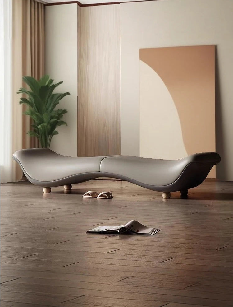 Lunéva™ Minimalist Long Bench – Modern Luxury Seating for Living Rooms, Bedrooms & Boutique Spaces