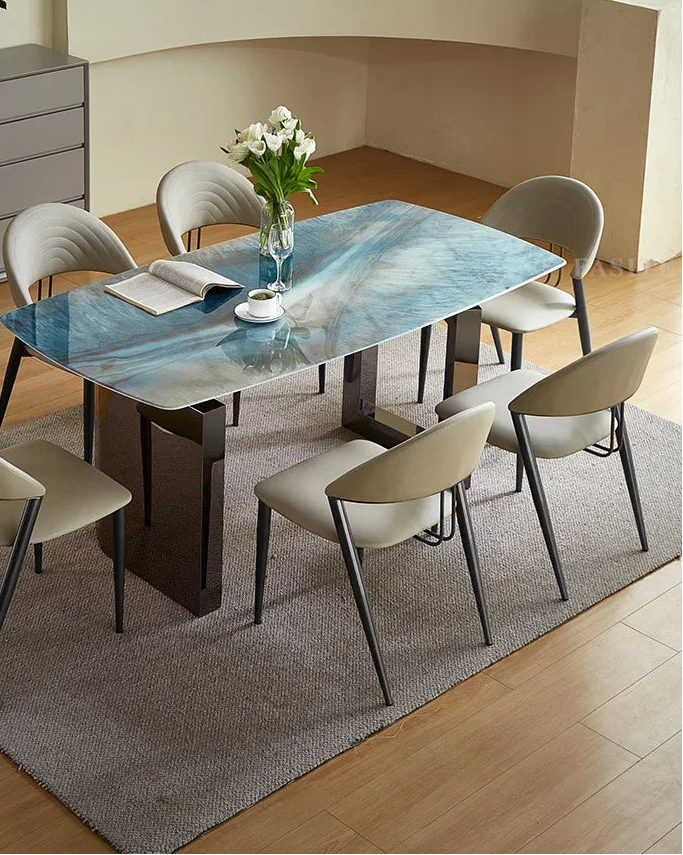 SILORA Premium Crystal Stone Dining Collection by PurelyhomeDeco
