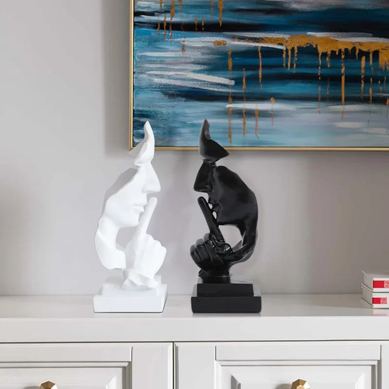 Echo of Silence Sculpture by PurelyhomeDeco