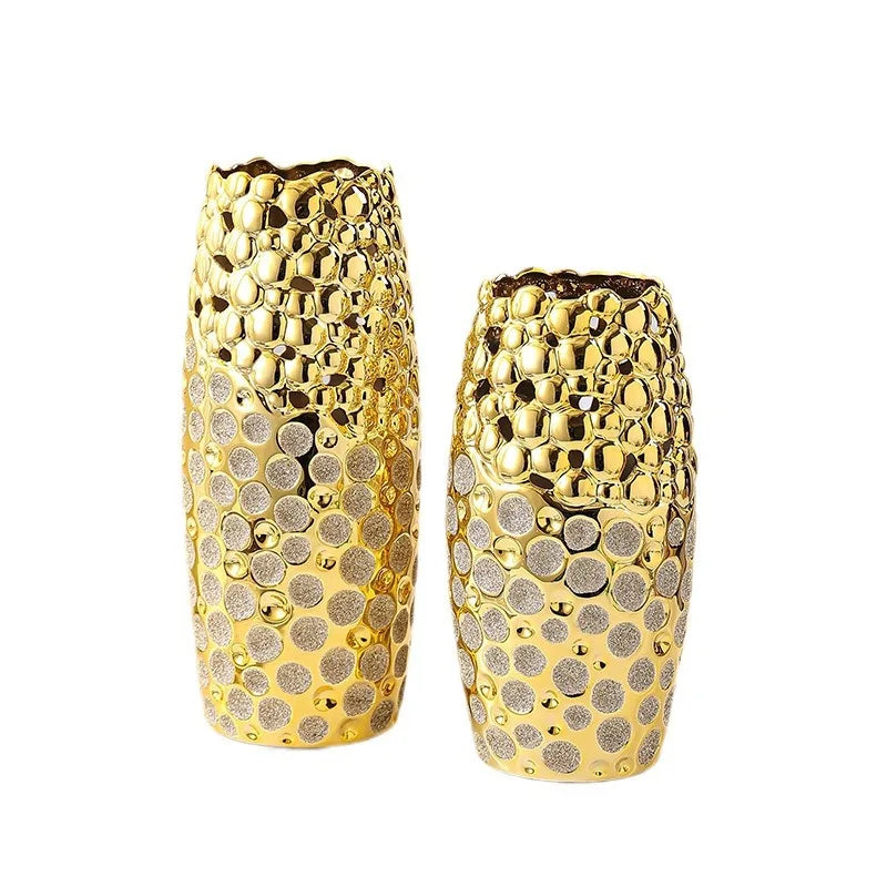 Gilded Grace Vase by PurelyhomeDeco