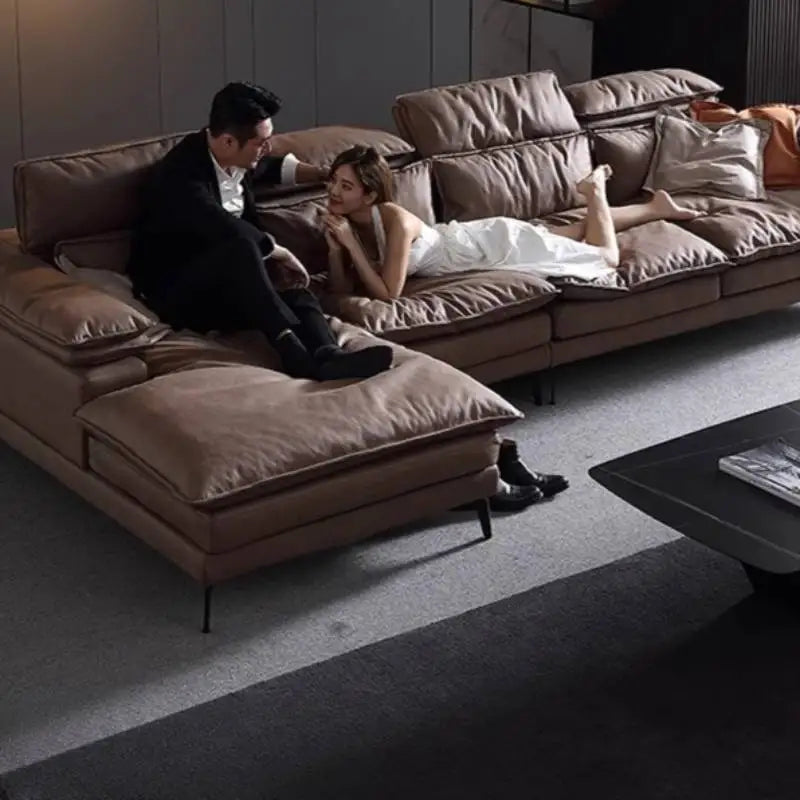 LussoForma™ — Italian Modern Fabric Sofa | Luxury Minimalist Living Room Sofa by PurelyhomeDeco