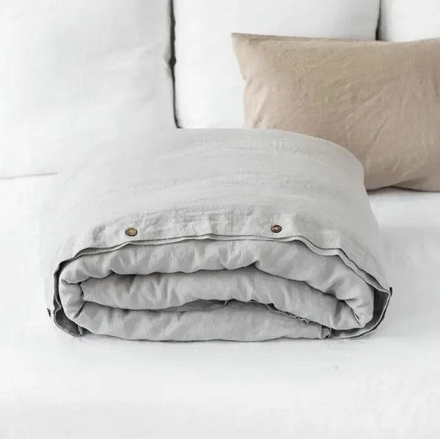 VELARÉ™ Natural French Linen Duvet Cover – Durable, Breathable, Luxury Home Textiles by PurelyhomeDeco