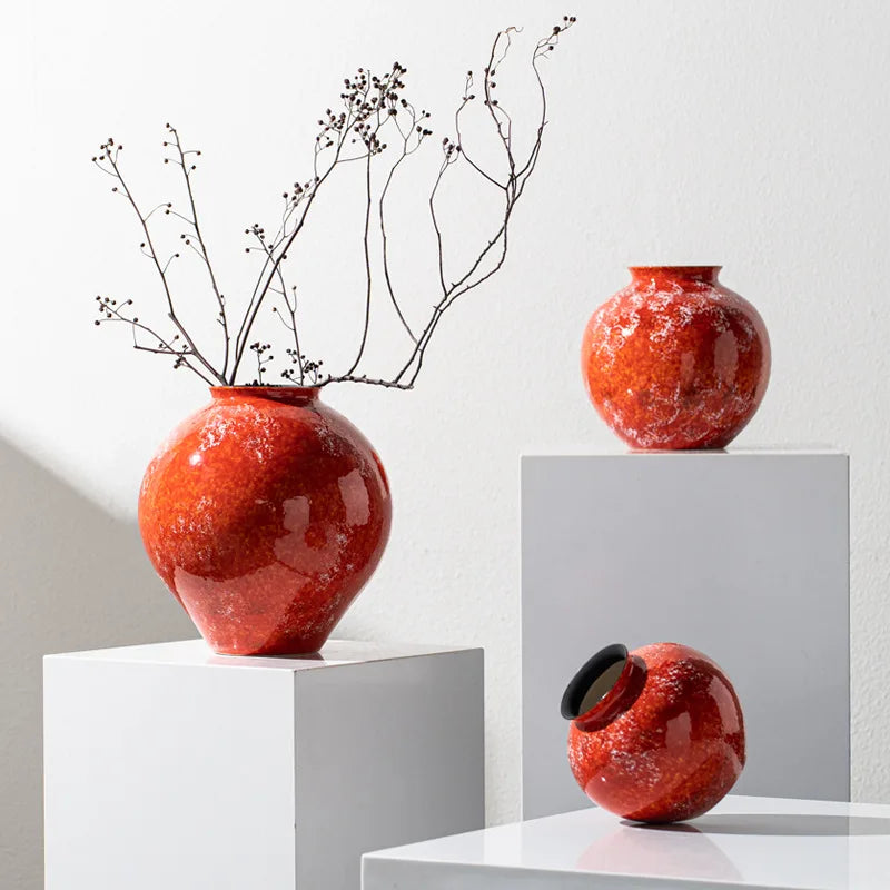 Crimson Fire Glaze by PurelyhomeDeco